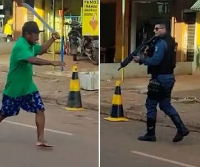 Not Cias Homem Morto A Tiros Ap S Amea Ar Policiais Fac O Veja